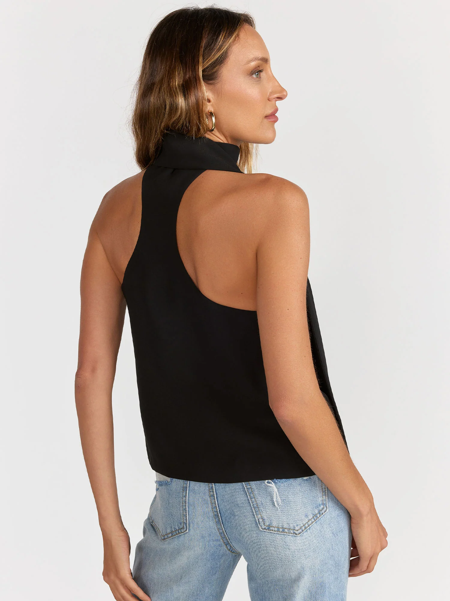 Grey Lab Choker Tie Strapless Top - Brands We Love - Image 3