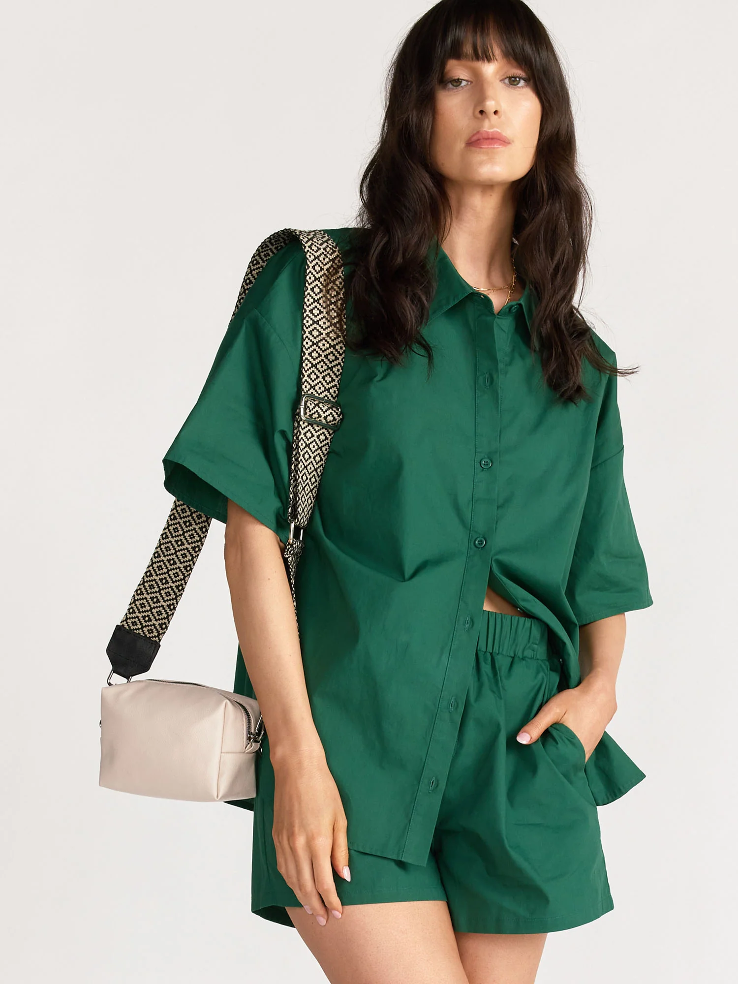 Geometric Strap Crossbody Bag - Image 3
