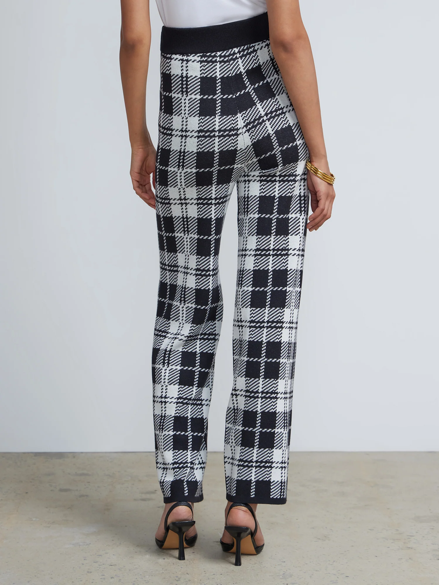 Plaid Wide-Leg Pant - Image 3