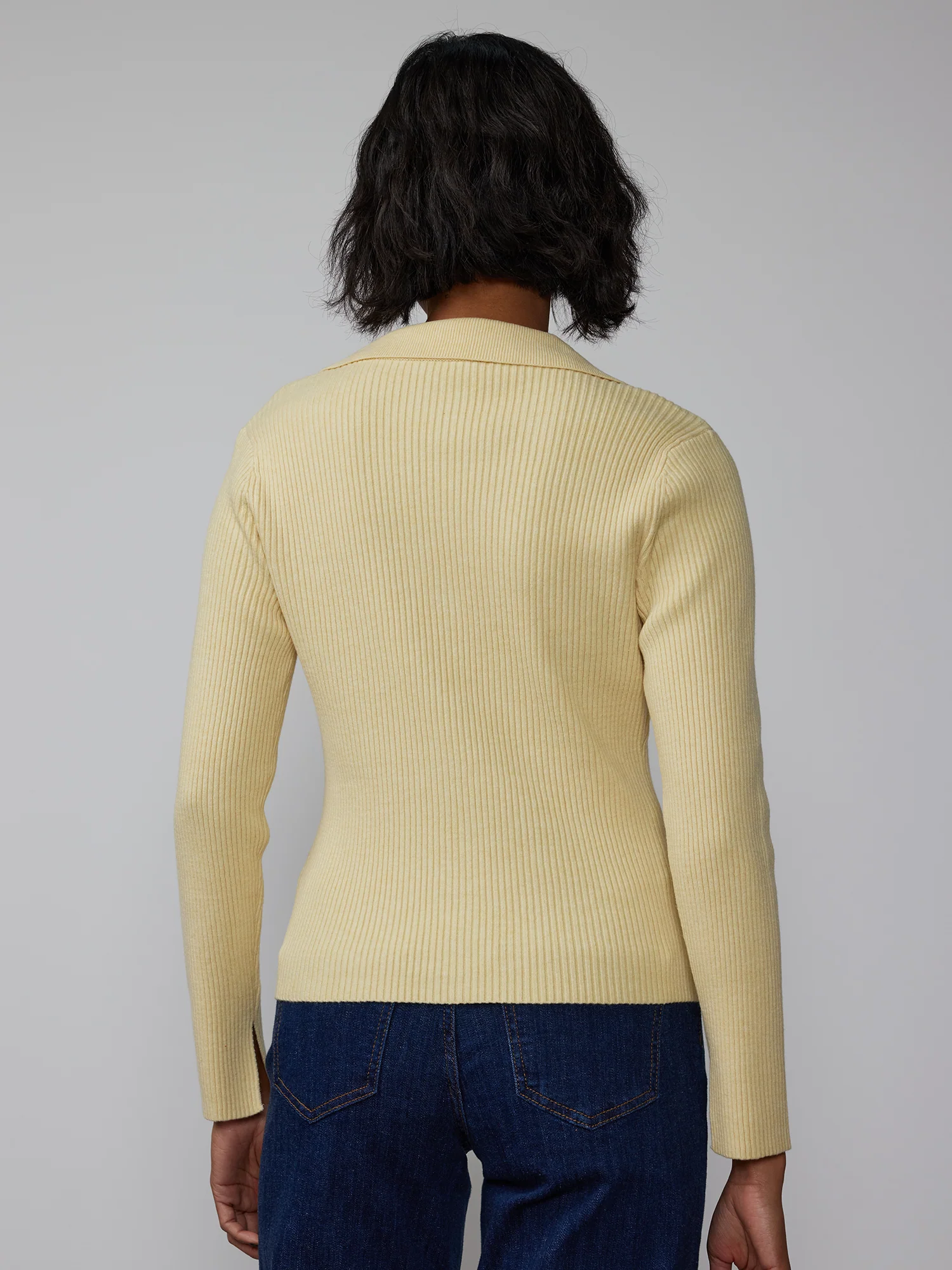 Notch Collar Cardigan - Image 3