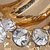 Pave Heart Drop Huggie Earrings - Image 4