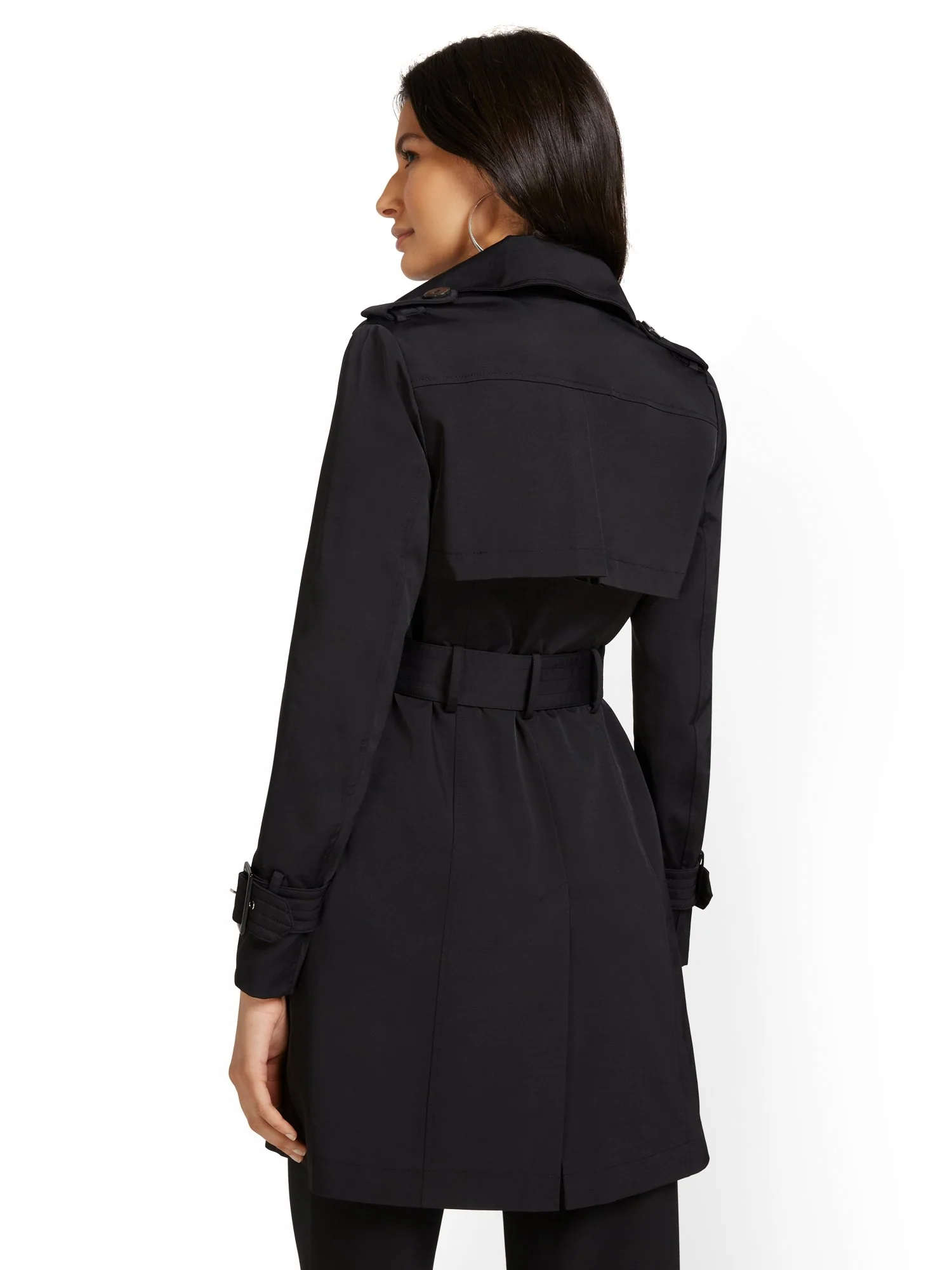 Petite Belted Trenchcoat - City Trench Collection - Image 3