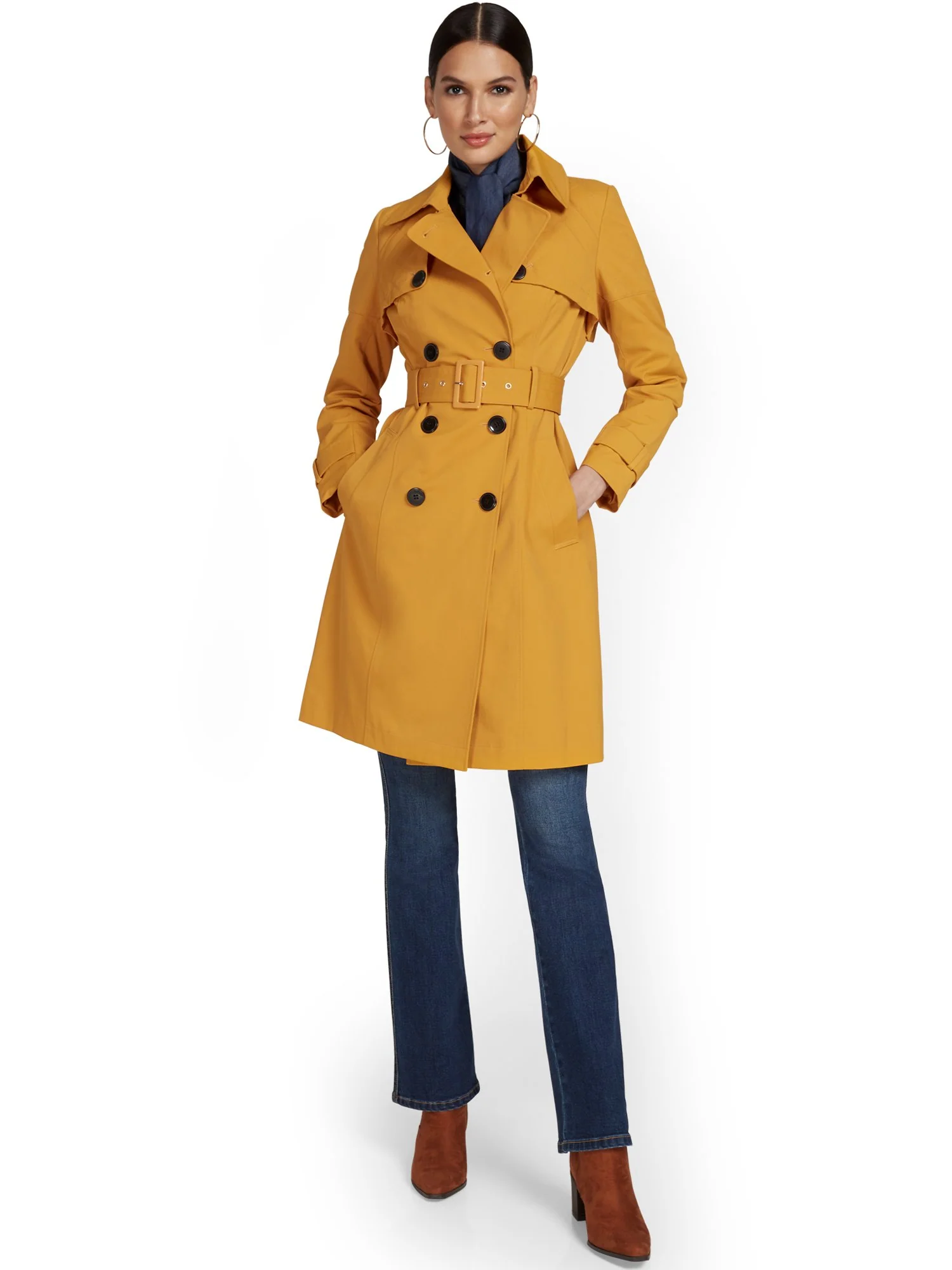 Quilted Belted Trenchcoat  - City Trench Collection - Image 12