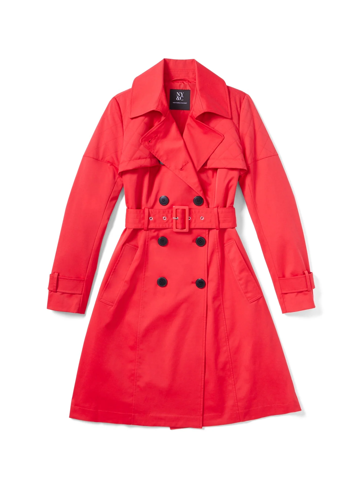 Quilted Belted Trenchcoat  - City Trench Collection - Image 5