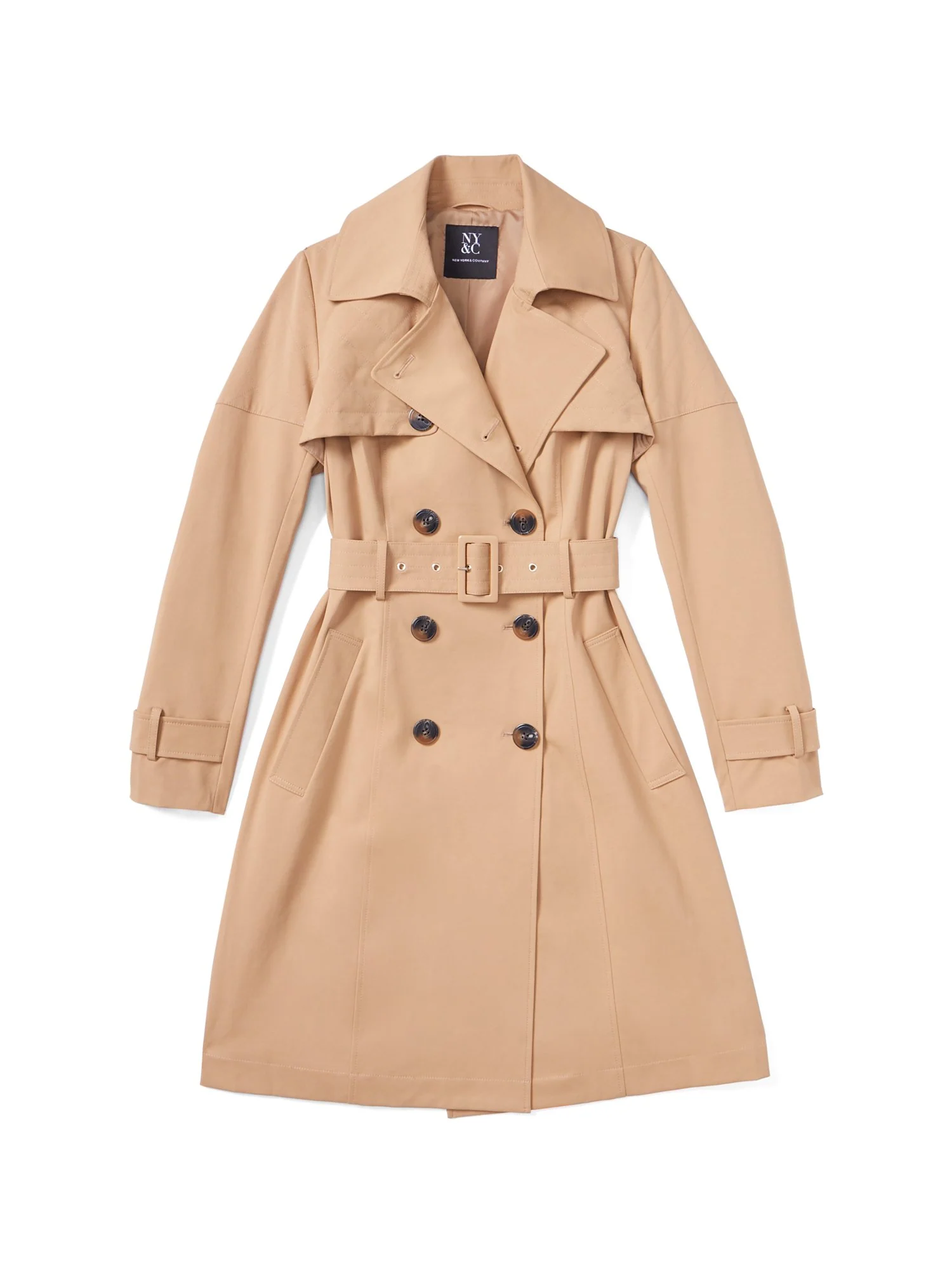 Quilted Belted Trenchcoat  - City Trench Collection - Image 9