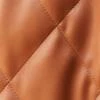 Quilted Faux-Leather Wrap Trenchcoat - Image 7