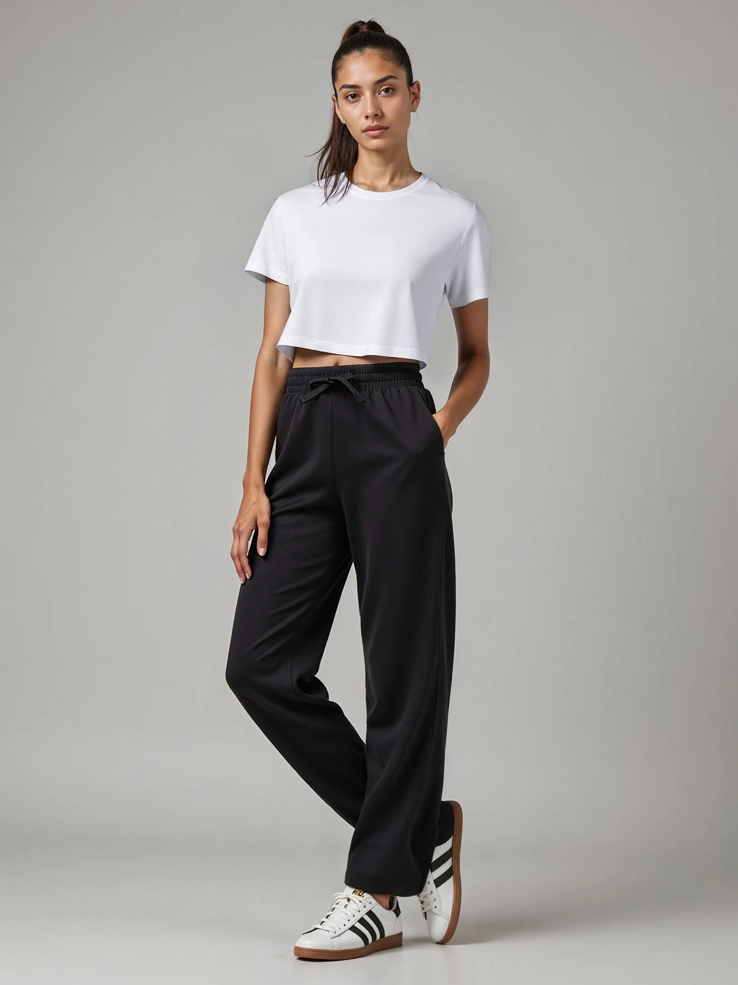 Modal Scuba Wide Leg Pant - Image 11