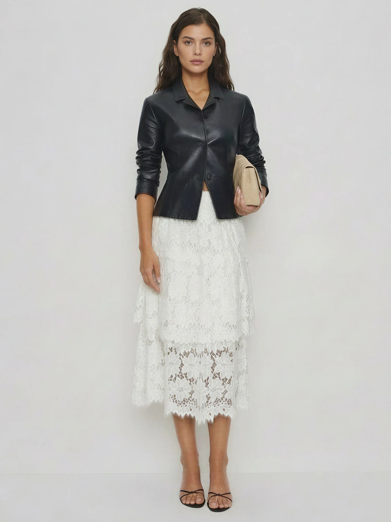 Tiered Lace Maxi Skirt - Image 7